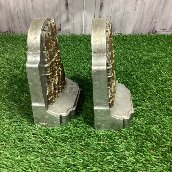 Rheims Notre Dame Cathedral Bookends Vintage - Picture 7 of 14